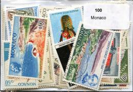 100 Timbres Thème Monaco - Collections, Lots & Séries