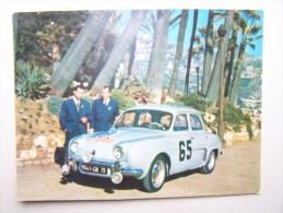 RALLYE De MONTE-CARLO 1958 DAUPHINE RENAULT Vainqueurs MONRAISSE & FERET - Rally's