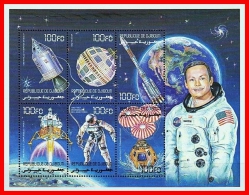 DJIBOUTI 2000 SPACE / APOLLO-ARMSTRONG M/S MNH ** Postfrisch (B1) Trouvé Moins Cher? LAISSEZ NOUS SAVOIR! - Collezioni
