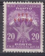 Italy Yugoslavia Trieste Zone B Porto 1952 Mi#15 Sassone#15 Mint Hinged - Ongebruikt