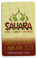 CLEF D´HOTEL SAHARA LAS VEGAS - Tarjetas-llave De Hotel