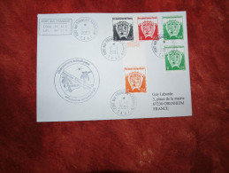 Kerguelen   12  1 2003  Observatoire Sismologique Timbres Armoiries - Brieven En Documenten