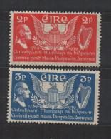 P484.-. IRELAND / IRLANDA .-. 1939 - SC #: 103,104 - MH - US CONSTITUTION 150 TH ANNIV.  . SCV: US$ 12.00 - Unused Stamps