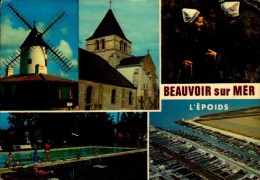 85-BEAUVOIR SUR MER..4 VUES...CPM - Beauvoir Sur Mer