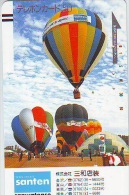 Telecarte  JAPON * Sport * MONTGOLFIERE (1296) FRONTBAR  290-0205 * Hot Air Balloon * Ballon * PHONECARD JAPAN * - Sport