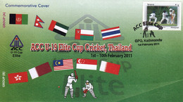 ACC U-19 2011 CRICKET Commemorative COVER NEPAL - Cricket