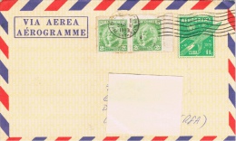 C+ Kuba 1961 1976 Mi 723 Gomez Auf Aerogramm Rakete - Cartas & Documentos