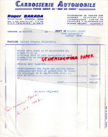 32- CONDOM - FACTURE ROGER BARADA- CARROSSERIE AUTOMOBILE-PARC DES SPORTS- ROUTE D' EAUZE-1963 - Automovilismo