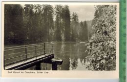 Bad Grund Im Oberharz. Stiller See, Verlag: --------,  Postkarte (Foto)unbenutzte Karte, Erhaltung: I-II, - Bad Grund