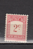 SEYCHELLES *  YT N° TAXE 1 - Seychelles (...-1976)