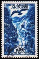 1957. 500 F. POSTE AERIENNE ANDORRA.  (Michel: 160) - JF193022 - Usados