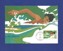 USA 1983 ,  Olympics 83 - Women´s Swimming - Maximum Card - Los Angeles 8 Apr 1983 - Schwimmen
