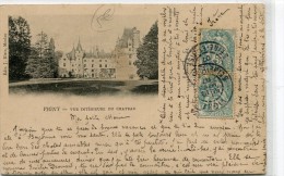 CPA 95  VIGNY VUE INTÉRIEURE DU CHATEAU 1907 - Vigny