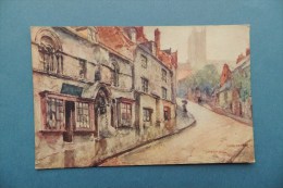 Steep Hill, Lincoln / Early Morning - (D-H-GB07) - [The "Artist" Series]* - Lincoln