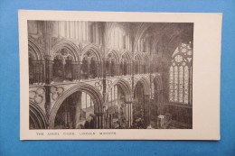 The Angel Choir, Lincoln Minster (D-H-GB09) - Post Card - Lincoln