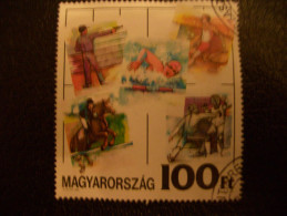 Hungary, Sport, 1999, Pentatlon, Fencing, Horse Riding, Swimming, Running, Shooting - Oblitérés