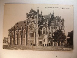Carte Postale Guémené-Penfao L'Eglise (oblitérée Timbre 10 Et 15 Centimes) - Guémené-Penfao