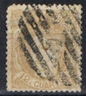 Sello 12 Cuartos Alegoria, Parrilla Numeral 2 De BARCELONA, Num 113 º - Used Stamps