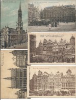 Lot De 10 Cp De La Grand Place - Loten, Series, Verzamelingen