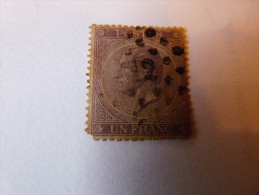 BELGIUM : N°21A Obli. "12"- Défaut- 1867 -Cote=110,00€ - 1865-1866 Profile Left