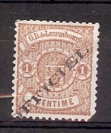 LUXEMBOURG 1875 TIMBRE SERVICE  1c SURCHARGE "OFFICIEL" TYPE 1  YVERT S10*  / MICHEL D10I * - Service