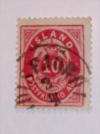 ISLAND / ISLANDE 1876  SCOTT # 11 - Gebraucht