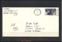 USA 154 Cover Air Mail Postal History Personalities Women Pilot Aviation - Marcophilie