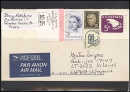 USA 165 Cover Air Mail Postal History Personalities  Stamped Stationery Birds Fauna - Marcophilie