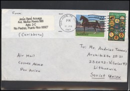 USA 172 Cover Air Mail Postal History Horses Girl Scouts Scouting - Marcophilie