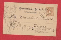 Autriche  //  Entier Postal  // Départ Nadworna - Stamped Stationery