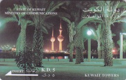 Kuwait, 10KWTA, "Kuwait Towers, Satlink Ltd", 2 Scans. - Koweït