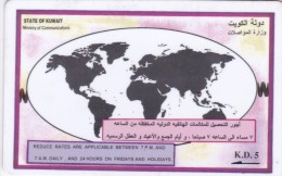 Kuwait, 19KWTB, Overseas Off Peak, 2 Scans. - Koeweit