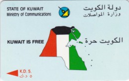 Kuwait, 3KWTA, Kuwait Is Free, 2 Scans. - Koeweit
