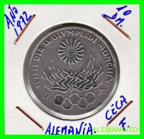 ALEMANIA   MONEDA  PLATA S/C 10 DM  OLYMPIADE  MUNICH  1972 - Commemorations