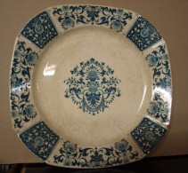 ASSIETTE PLATE ANCIENNE: GIEN. - Gien (FRA)