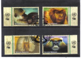 GEO151  UNO WIEN 2007  MICHL 485/88 Used / Gestempelt SATZ Mit TABS Siehe ABBILDUNG - Used Stamps