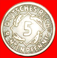 ★PYRAMID OF WHEAT: GERMANY ★5 RENTENPFENNIG 1924A! LOW START★NO RESERVE! - 5 Renten- & 5 Reichspfennig