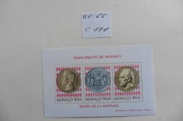 Monaco :Bloc Feuillet   Neuf N° 66 :Musée De La Monnaie - Entiers Postaux