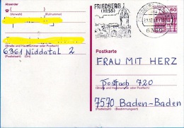 Friedberg - Ganzsache 1988 - Friedberg