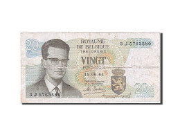 Billet, Belgique, 20 Francs, 1964, 1964-06-15, KM:138, TB+ - Other & Unclassified