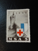 MSA 5 1940 Castle Soldatenmarken Militar Stamp Label Poster Stamp Vignette Suisse Switzerland - Etichette