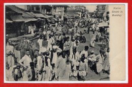 ASIE - INDES -- Native Streets In BOMBAY - Inde