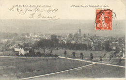 1911  Essoyes  Vue Générale Vers Mesgrigny - Bar-sur-Seine