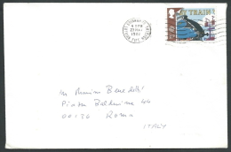 1986 GRAN BRETAGNA LETTERA EUROPA 18 P TIMBRO ARRIVO - L - Postmark Collection