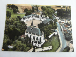 CHAMPIGNY SUR VEUDE Vue Aerienne La Chapelle St.louis Et Le Chateau  37 Indre Et Loire - Champigny-sur-Veude