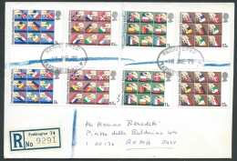 1979 GRAN BRETAGNA LETTERA ELEZIONI PARLAMENTO EUROPEO PONTI TIMBRO ARRIVO - L - Postmark Collection