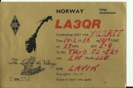 QSL CARD   --   NORWAY - Autres & Non Classés
