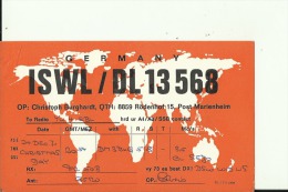 QSL CARD   --   DEUTSCHLAND  --   8859 RODENHOF - Sonstige & Ohne Zuordnung