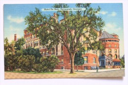 Hotel De Soto, Savannah, Georgia - Linen Postcard - Savannah