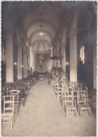 VIEUSART-INTERIEUR DE L'EGLISE-CARTE-PHOTO-ENVOYEE-CACHET-CORROY-LE-GRAND-1947-DOCUMENT-RARE-VOYEZ 2 SCANS ! ! - Chaumont-Gistoux